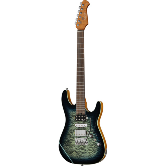 Harley Benton Fusion-IV HSH RW QBLB